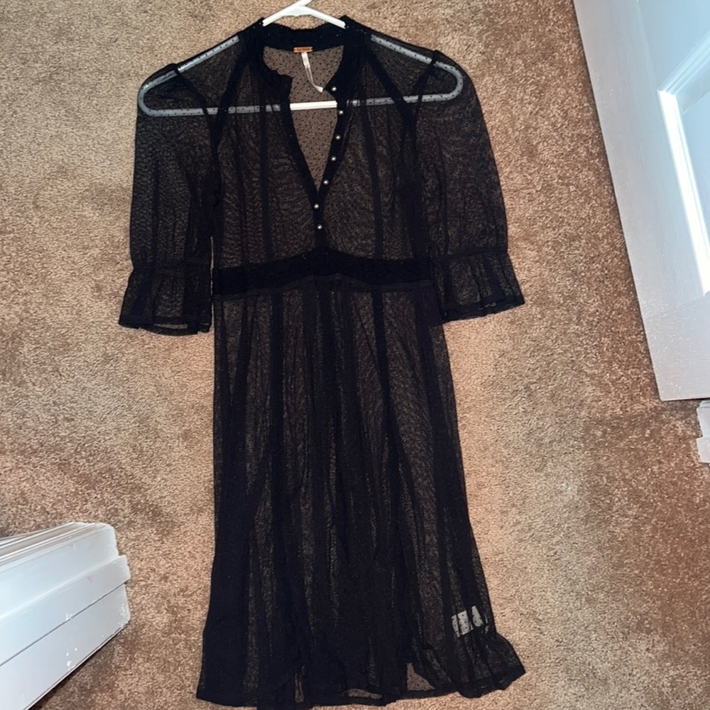 Free People sheer dress